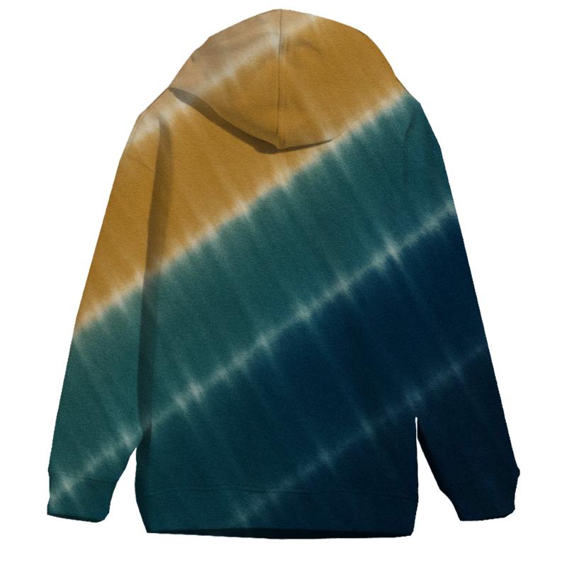 Diagonal Horizon Stripe Fade pullover hoodies