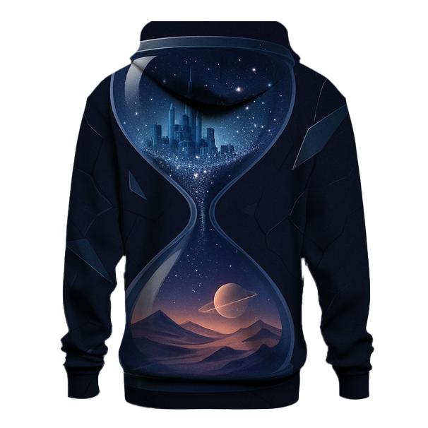 Quantum Hourglass Horizons hoodie styles