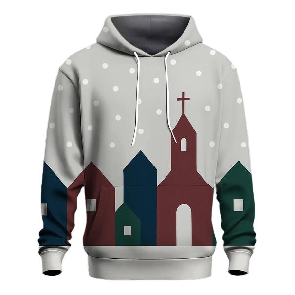 Silent Night Village Silhouettes hoodie designs