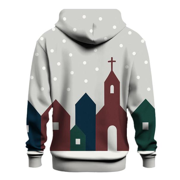 Silent Night Village Silhouettes hoodie designs