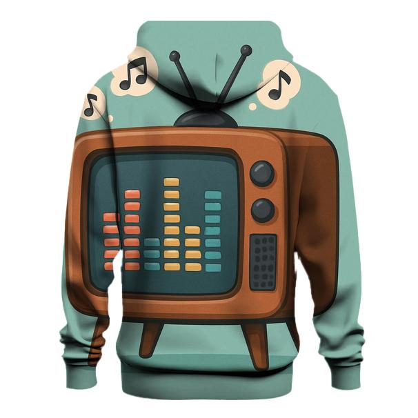 Retro TV Music Channel embroidered hoodies