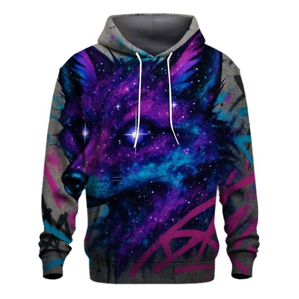 Galactic Street Graffiti Fox hoodie styles