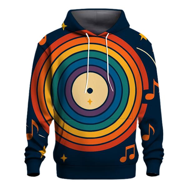 Vinyl Record Rainbow Spin hoodie designs