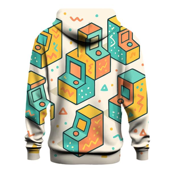 Memphis Arcade Blocks hoodie designs
