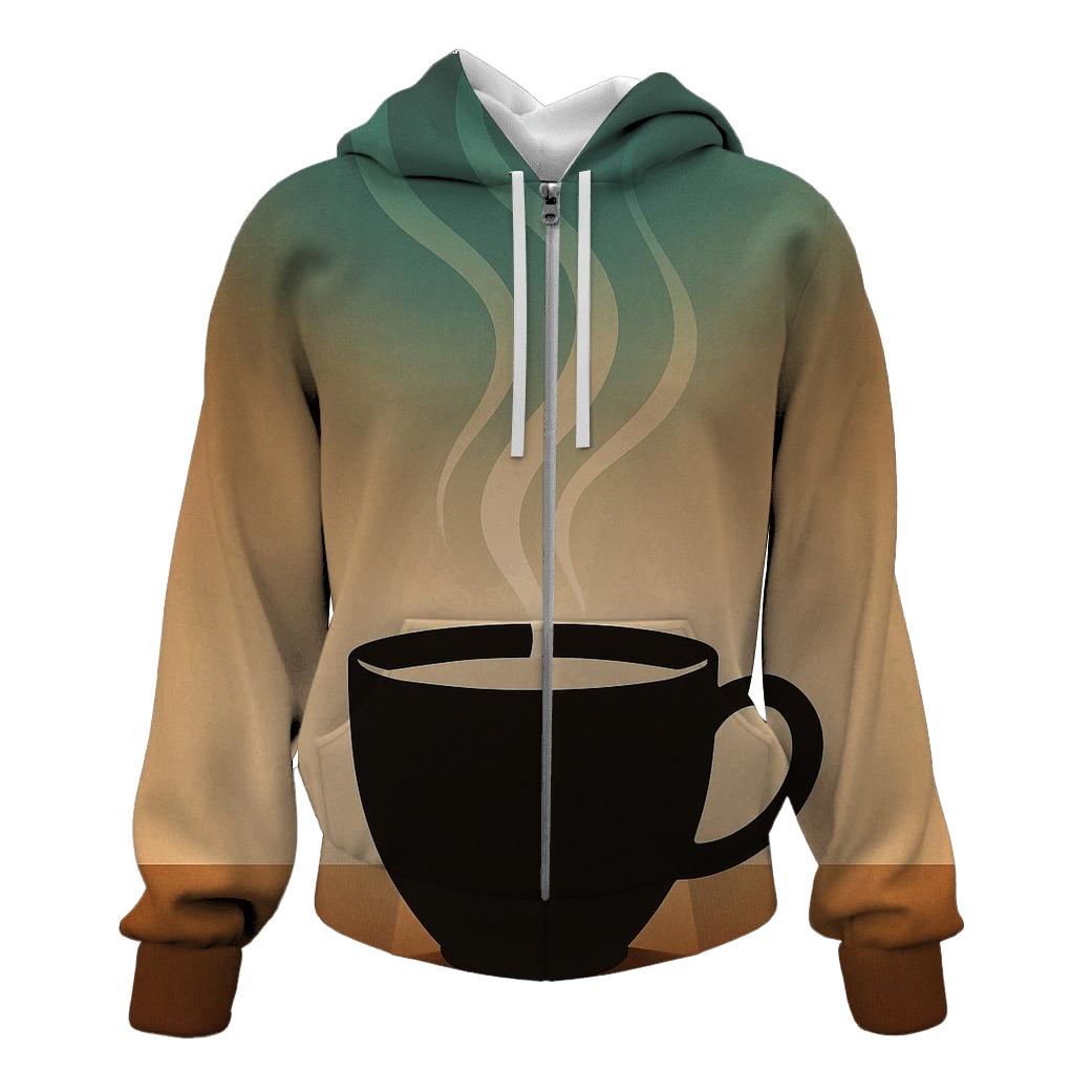 Aurora Steam Cup designer hoodies