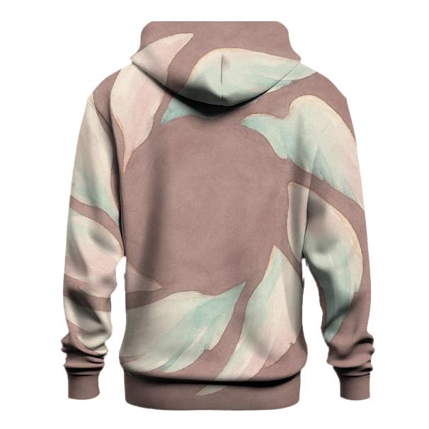 Circle Of Gentle Wings embroidered hoodies