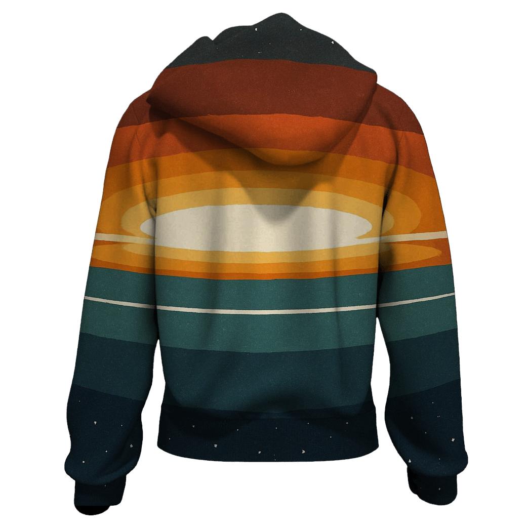 Accretion Disk Horizon Bands custom hoodies