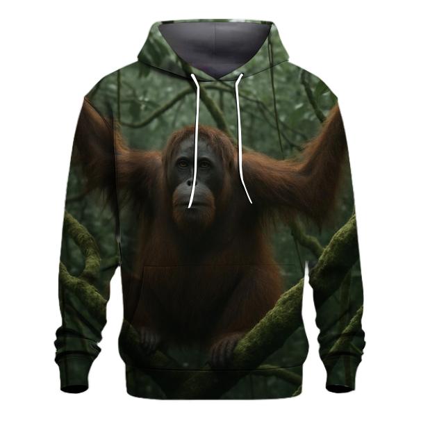 Orangutan Crossing The Vines hoodie styles