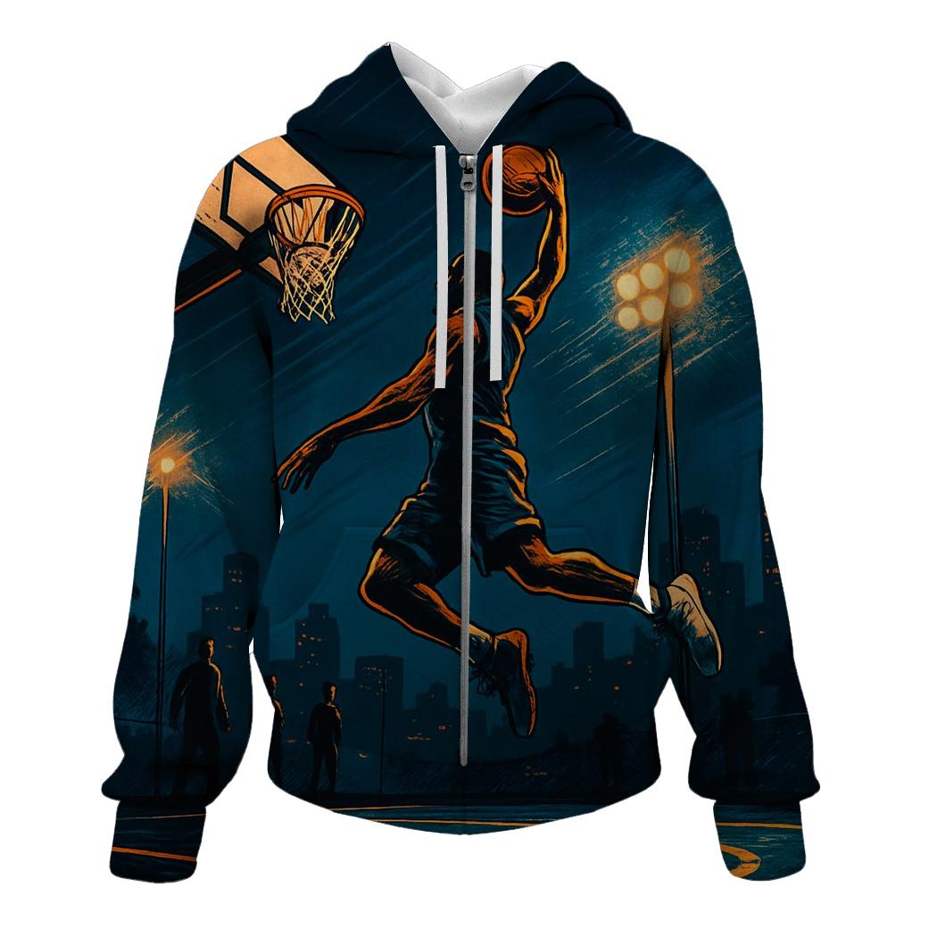 Midnight Street Basketball Clash custom hoodies