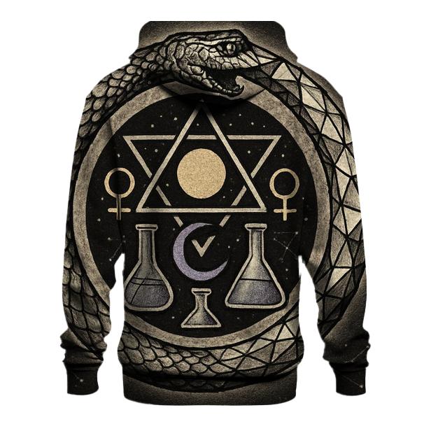 Astral Alchemy Ouroboros custom hoodies