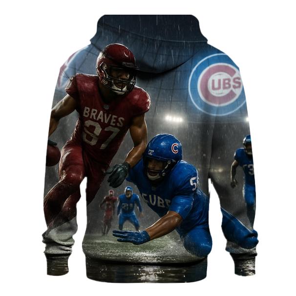 Rain Slicked Rivalry Under The Retractable Dome designer hoodies