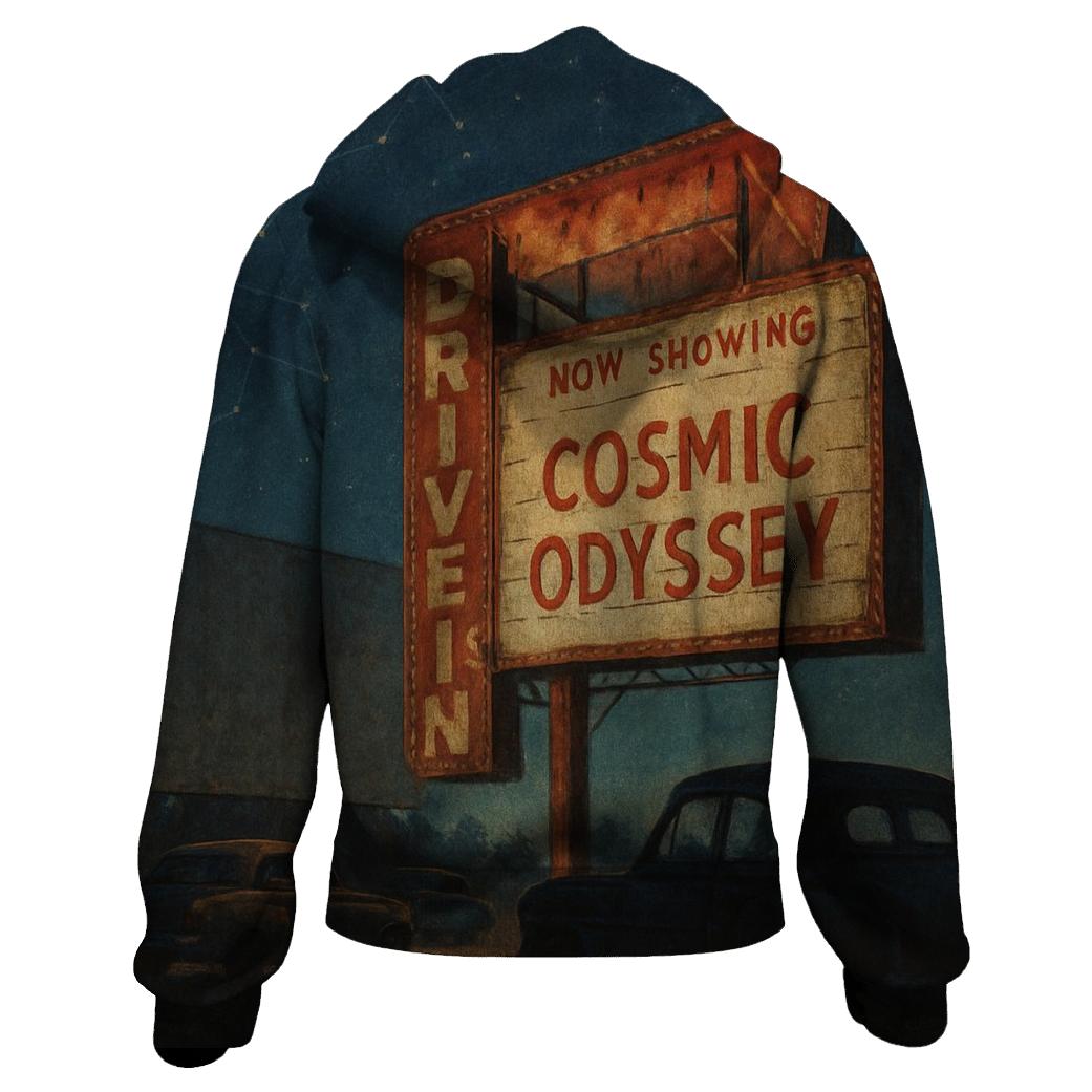 Starlight Drive In Cinema Marquee premium hoodies
