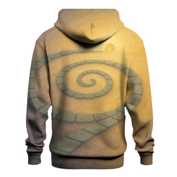 Spiral Path To Dawn graphic hoodies