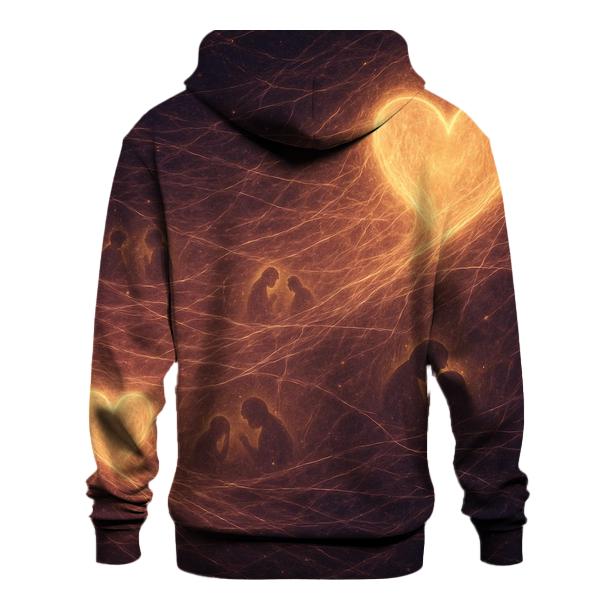 Cosmic Threads Between Her Heart And Mine hoodie designs