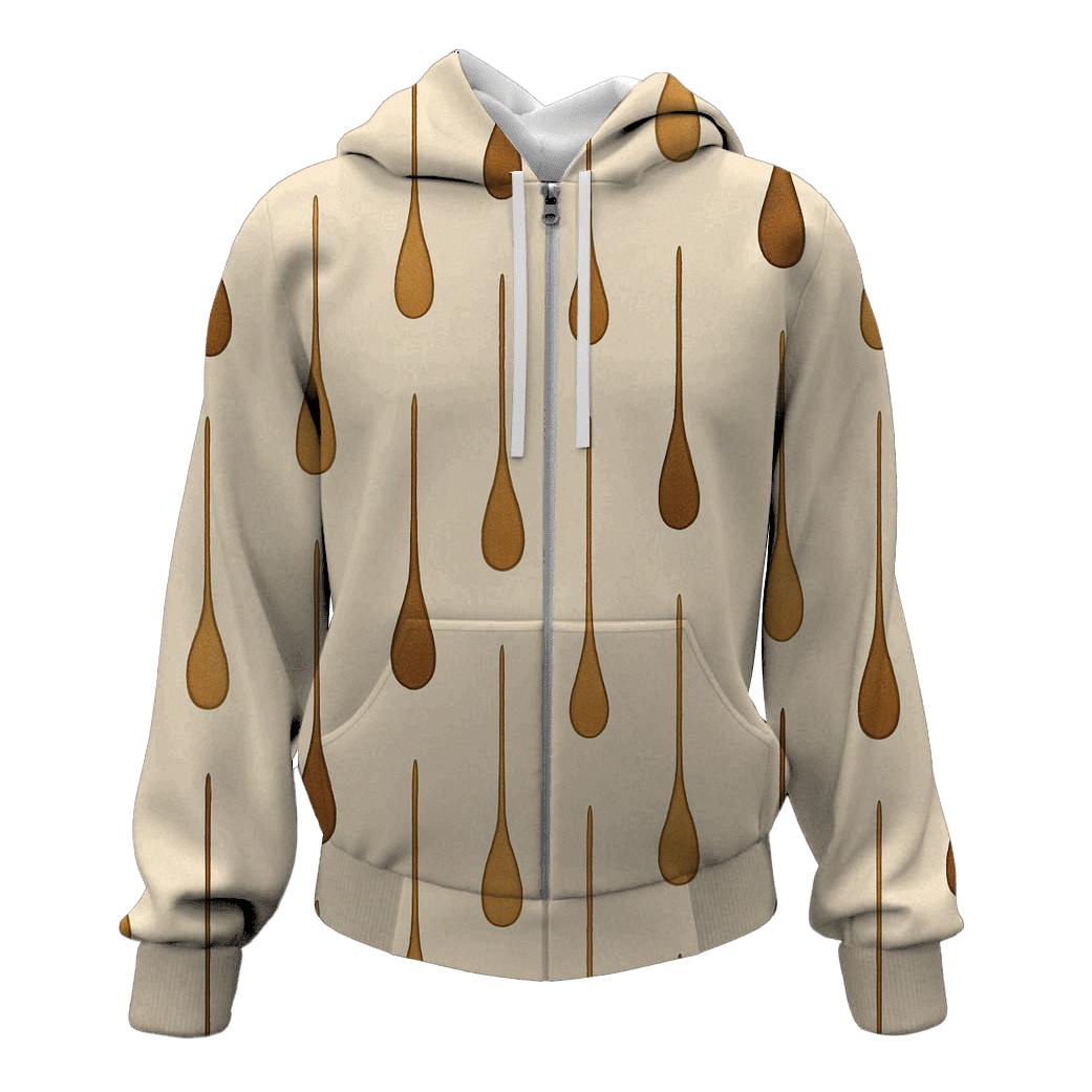 Rainfall Drip Pattern custom hoodies