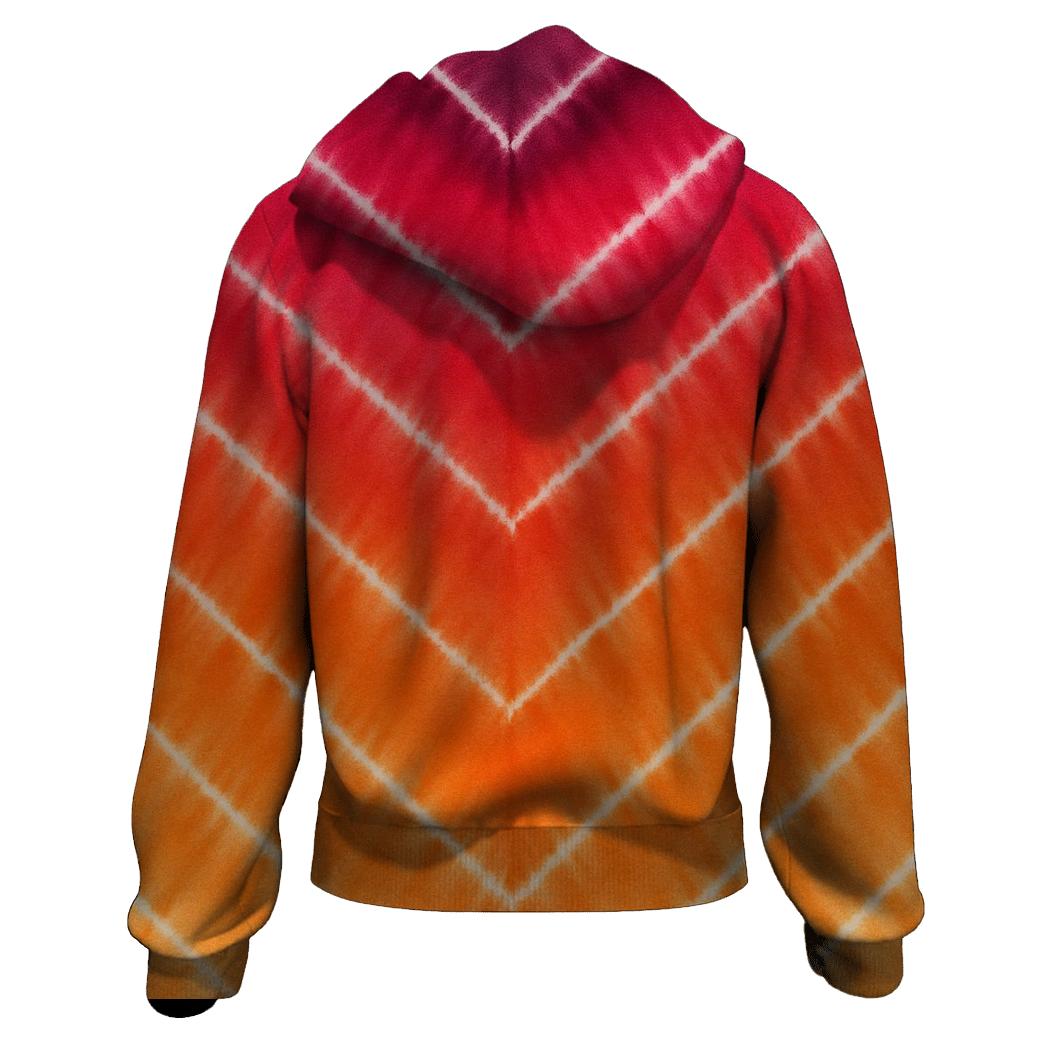 Chevron Sunset Accordion Stripes hoodie styles