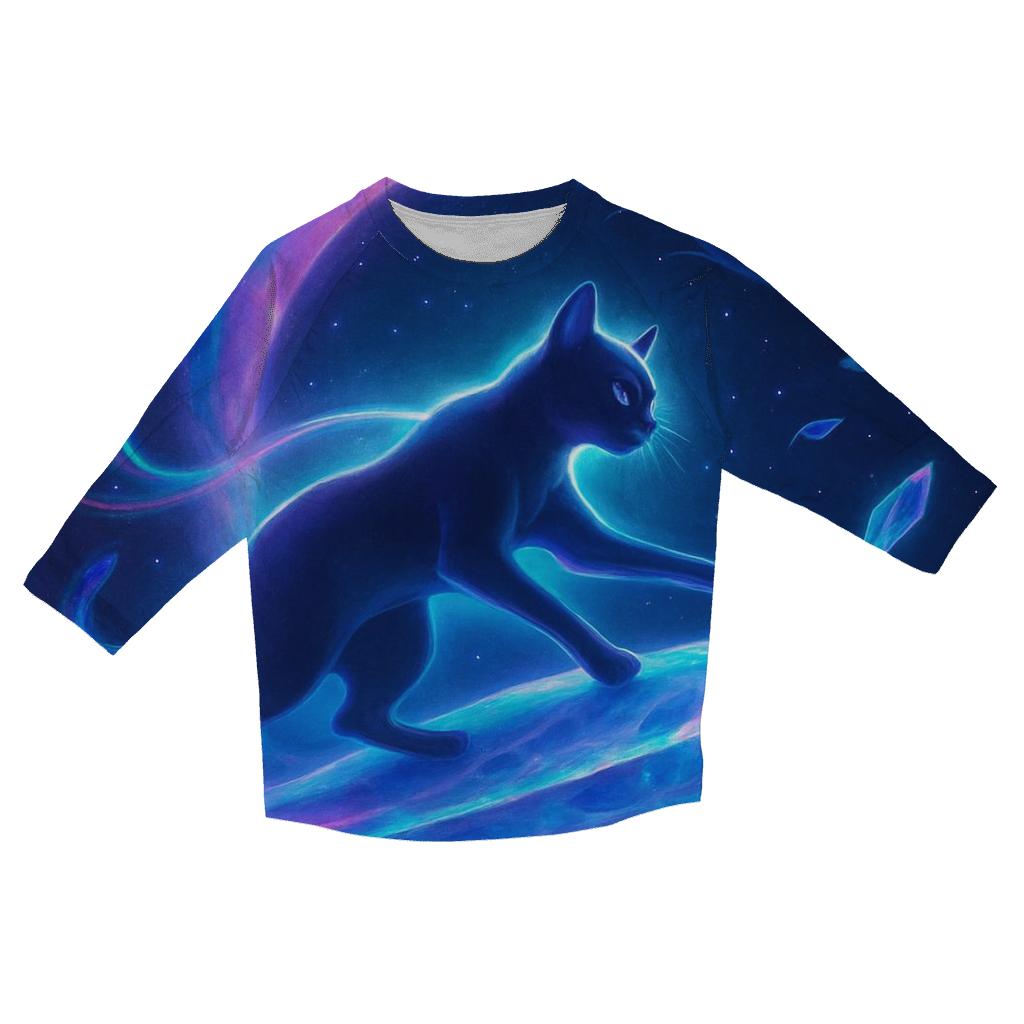 Nebula Voyager Cat cotton quarter sleeve shirts