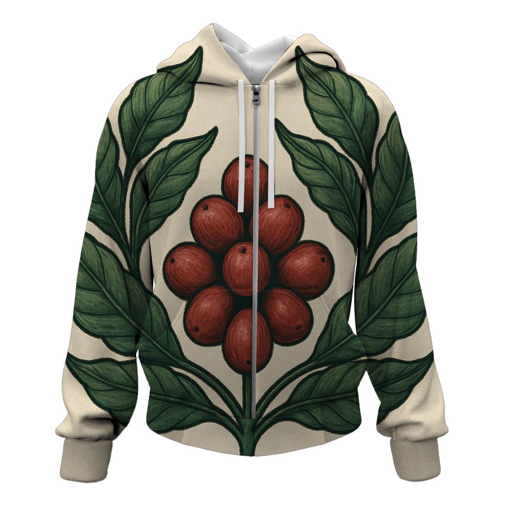 Leaf And Cherry Crest hoodie trends
