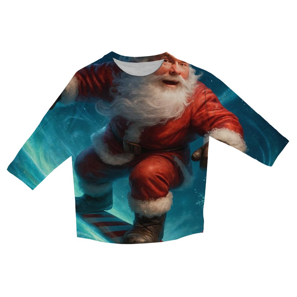 Aurora Trailblazer Santa cotton quarter sleeve shirts