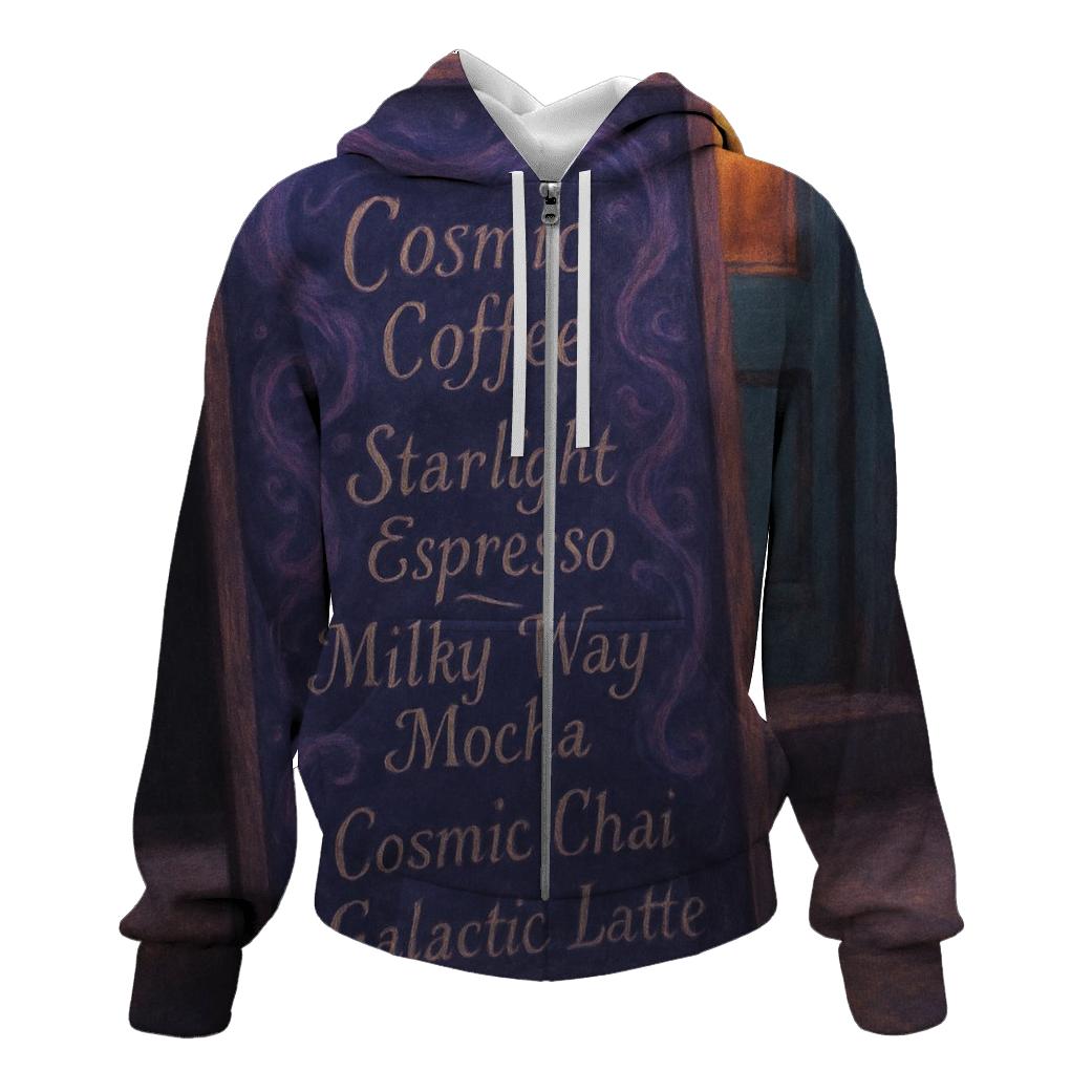 Nebula Night Cafe Signboard hoodie designs