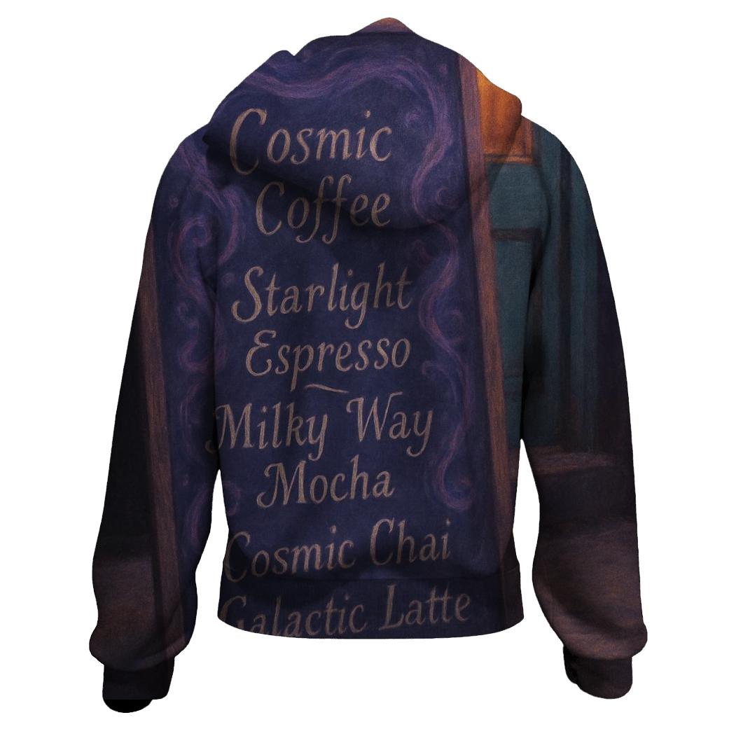 Nebula Night Cafe Signboard hoodie designs