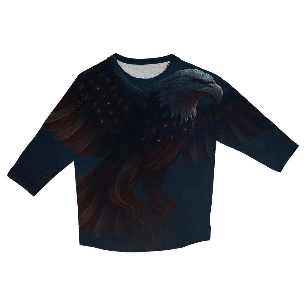 Guardian Eagle Over Silent Watch personalized 3/4 sleeve tees
