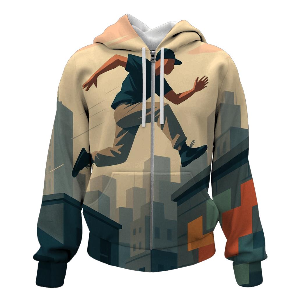 Urban Parkour Sprint hoodie designs