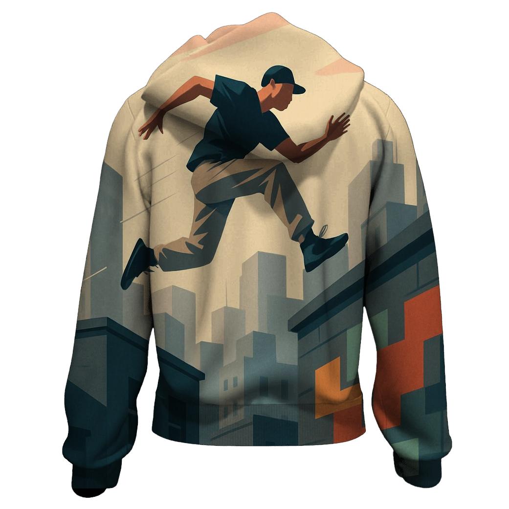 Urban Parkour Sprint hoodie designs