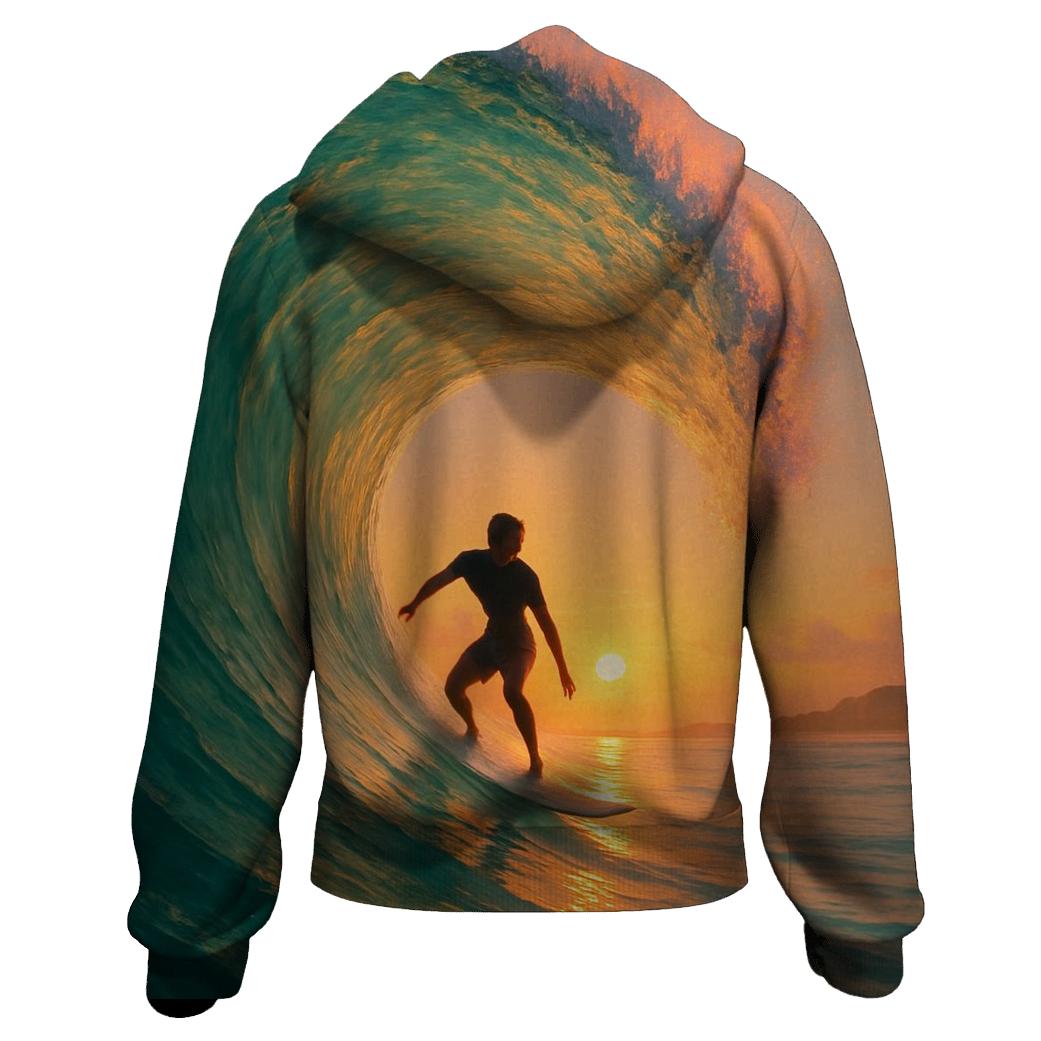 Coastal Surfing Horizon custom hoodies
