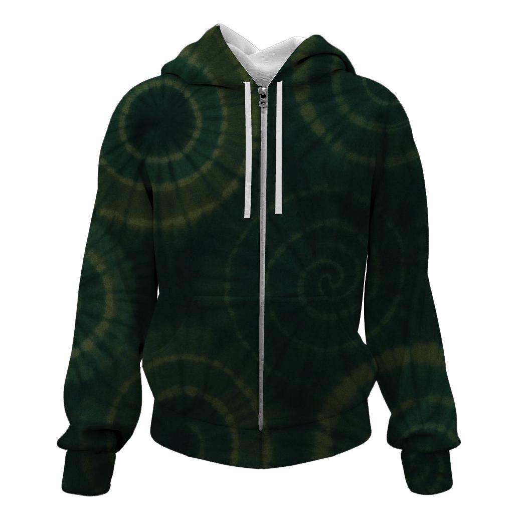 Overdye Forest Shadow Rings hoodies fashion