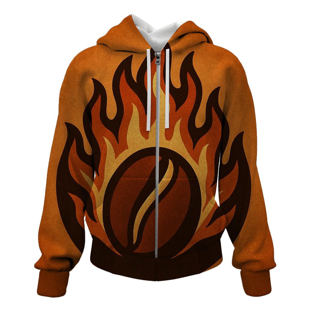 Roast Flame Crest heavyweight hoodies