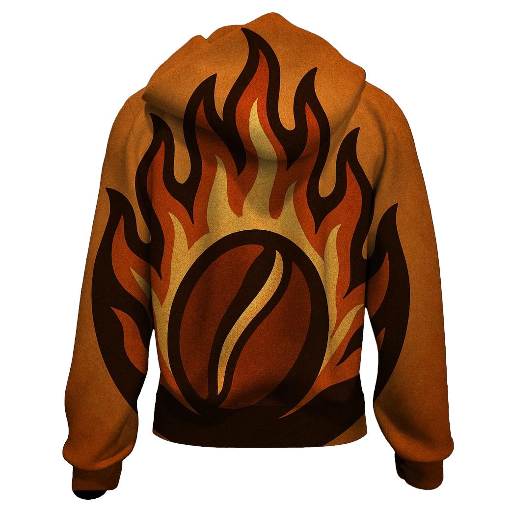 Roast Flame Crest heavyweight hoodies