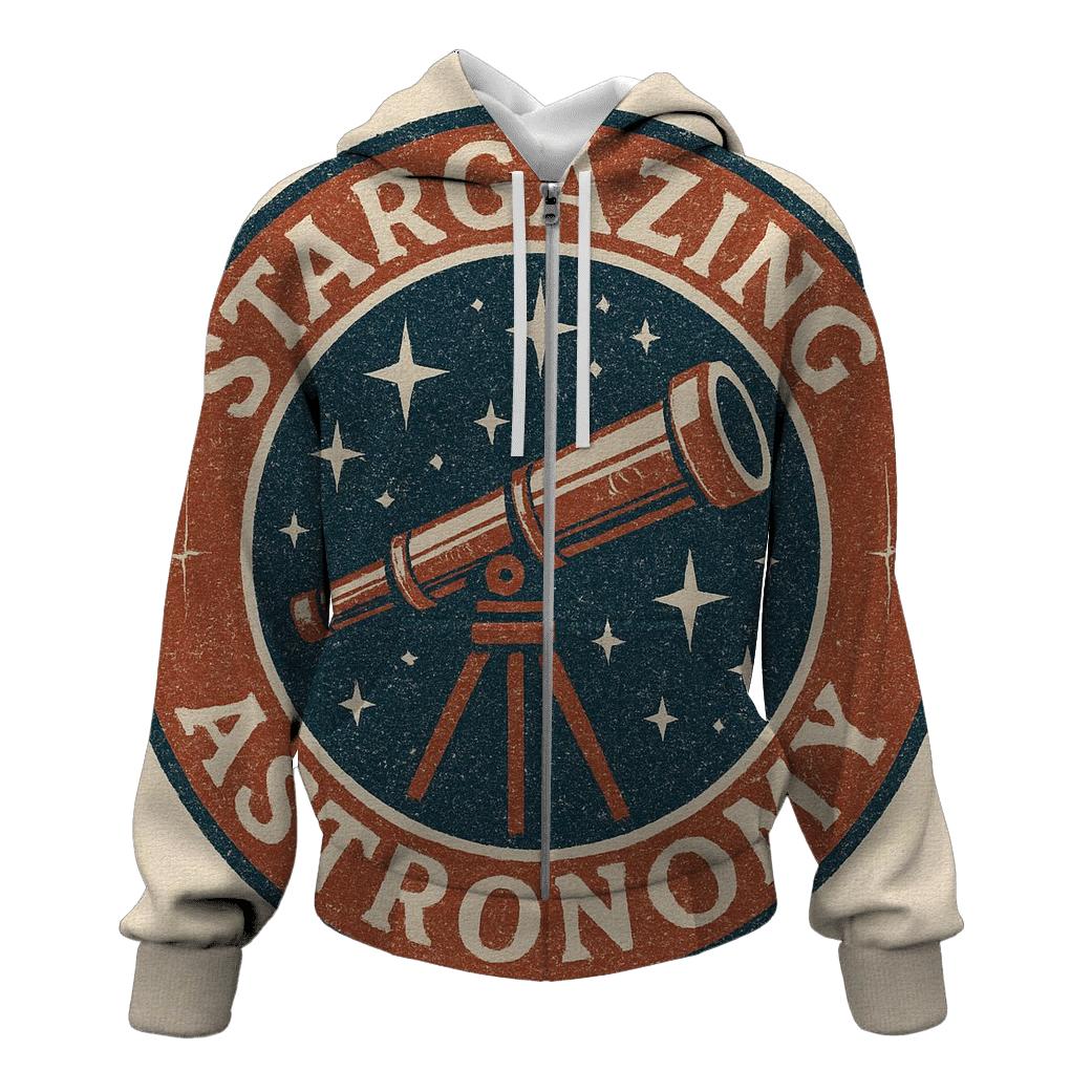Vintage Observatory Club Emblem designer hoodies