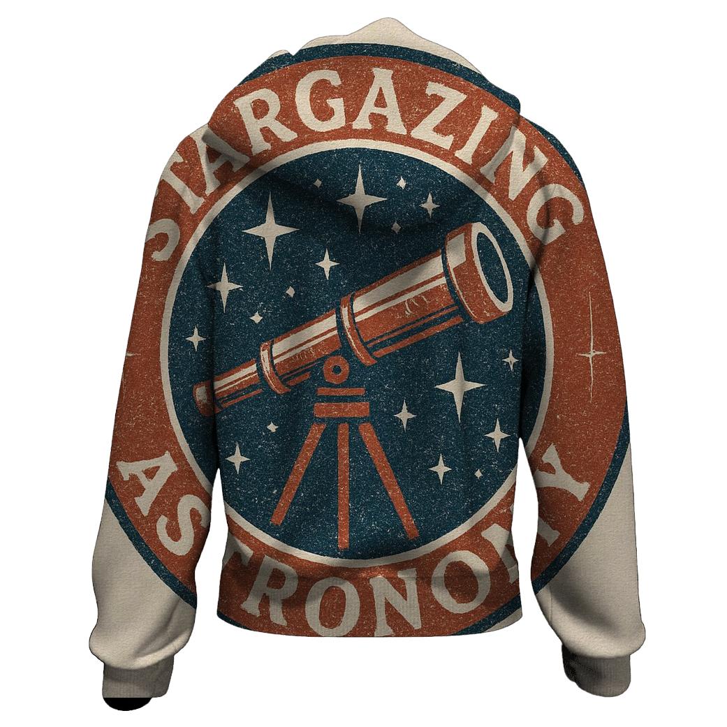 Vintage Observatory Club Emblem designer hoodies