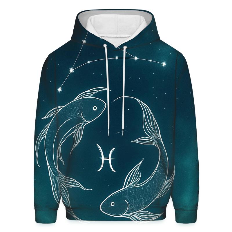 Pisces Dreamy Ocean Constellations hoodie designs