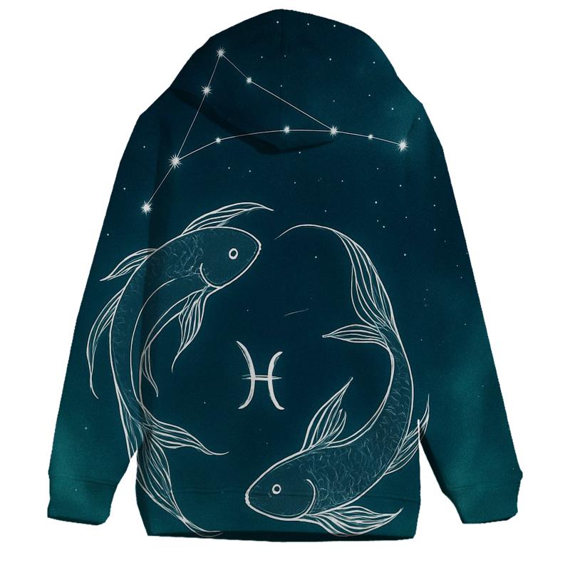 Pisces Dreamy Ocean Constellations hoodie designs