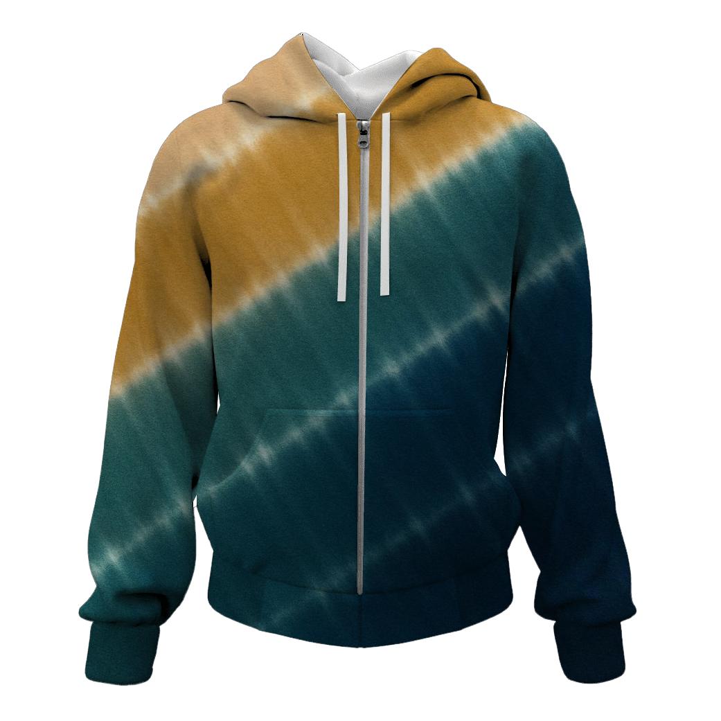 Diagonal Horizon Stripe Fade premium hoodies
