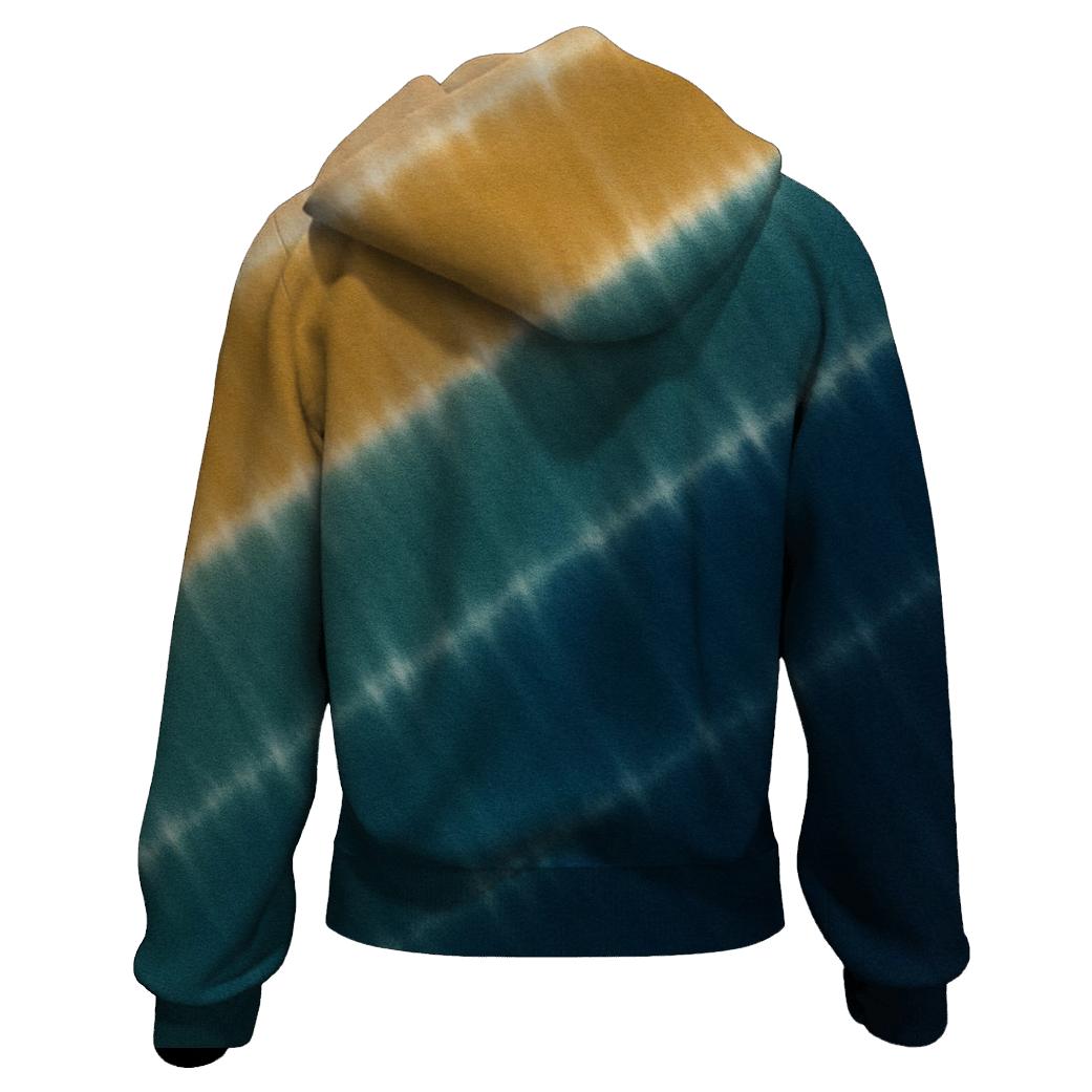 Diagonal Horizon Stripe Fade premium hoodies