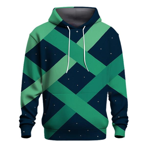 Aurora Ribbon Lattice zip-up hoodies