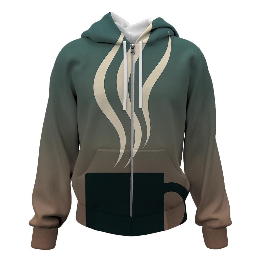 Steam Ribbon Silhouette hoodies fashion