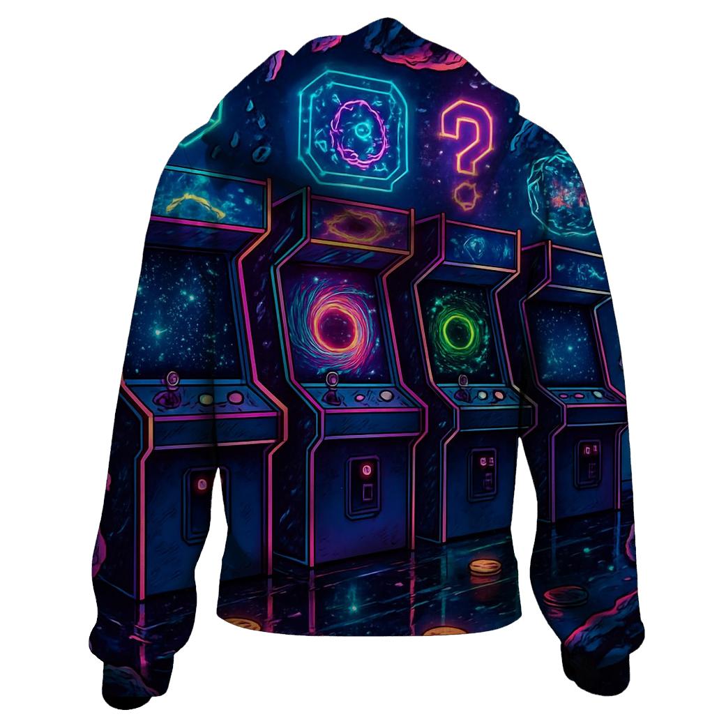 Quantum Arcade Alley pullover hoodies