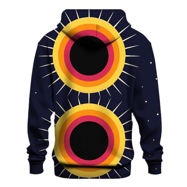 Twin Eclipse Coronagraph embroidered hoodies
