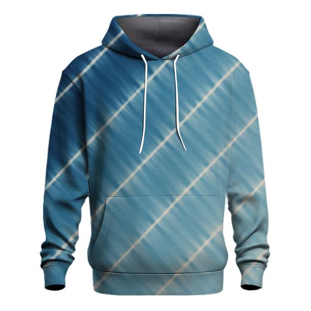 Indigo Arashi Rainfall Diagonals graphic hoodies