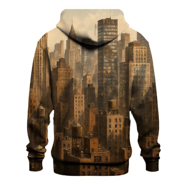 Summer Heat Haze Above Midtown zip-up hoodies