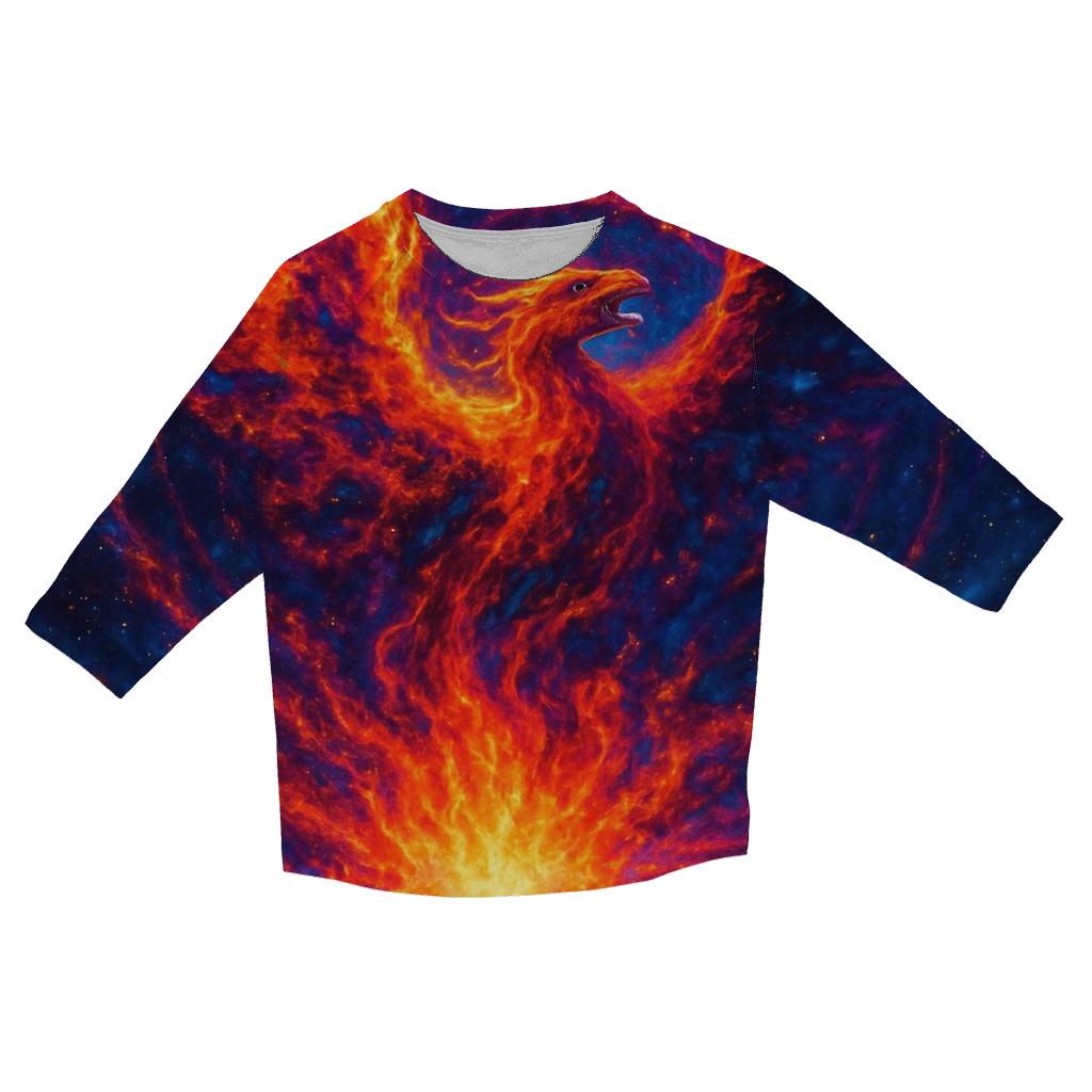 Phoenix Nebula Rebirth Surge personalized 3/4 sleeve tees