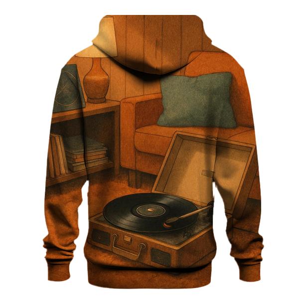 Cosmic Vinyl Record Lounge printed hoodies