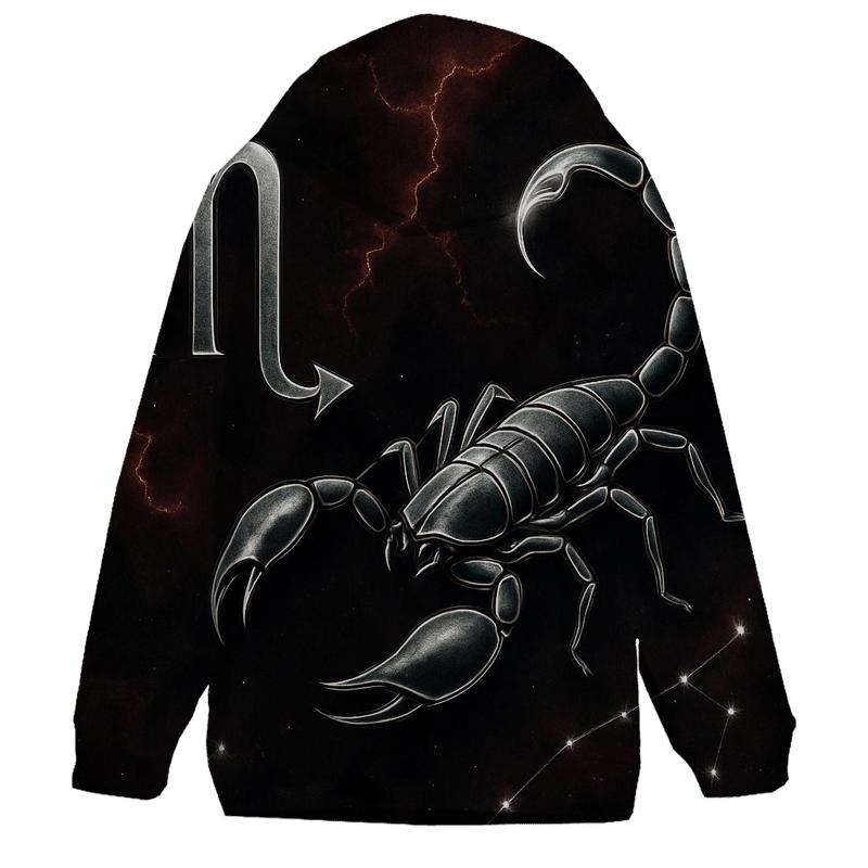 Scorpio Nebula Scorpion Sigil designer hoodies