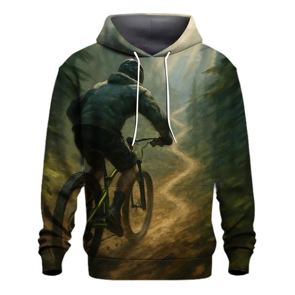 Mountain Bike Forest Descent hoodie designs