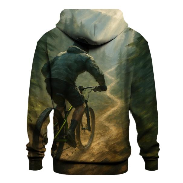 Mountain Bike Forest Descent hoodie designs