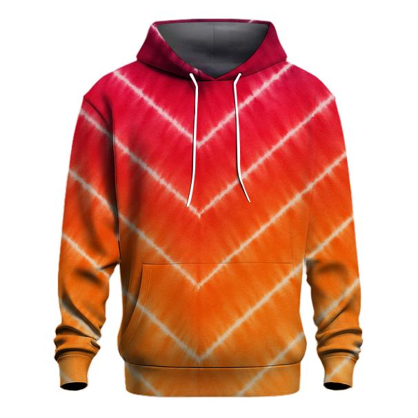 Chevron Sunset Accordion Stripes hoodies fashion